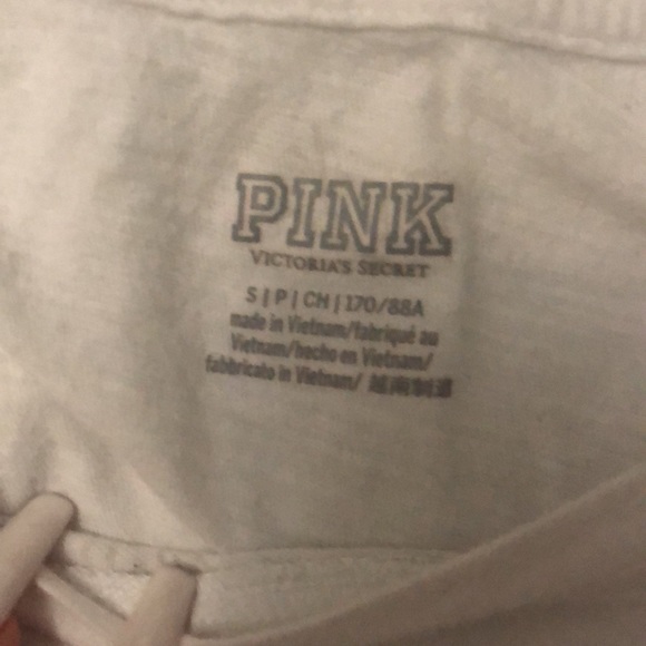 Victoria secret pink white tee - Picture 2 of 2